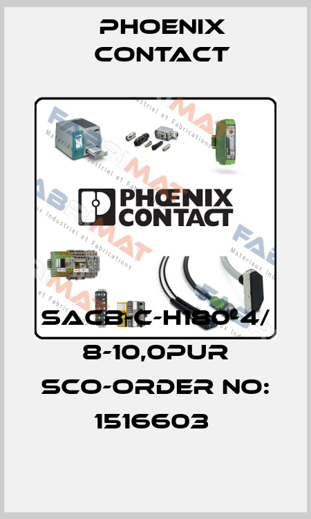 SACB-C-H180-4/ 8-10,0PUR SCO-ORDER NO: 1516603  Phoenix Contact