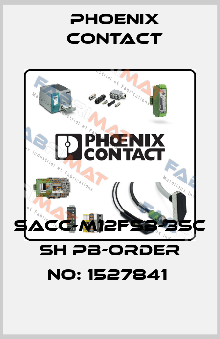 SACC-M12FSB-3SC SH PB-ORDER NO: 1527841  Phoenix Contact