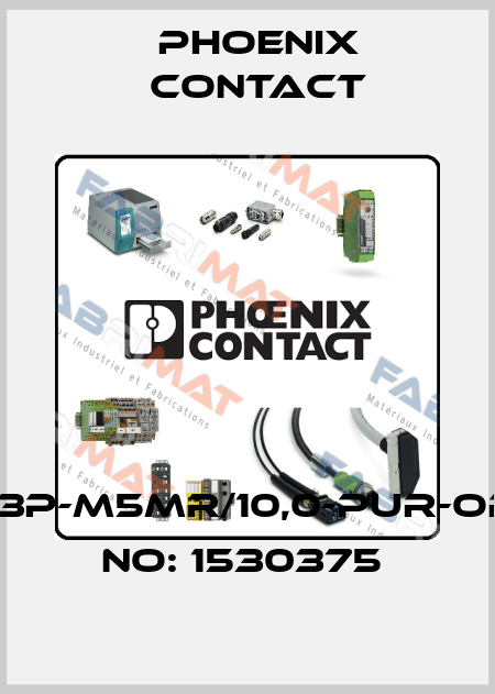 SAC-3P-M5MR/10,0-PUR-ORDER NO: 1530375  Phoenix Contact