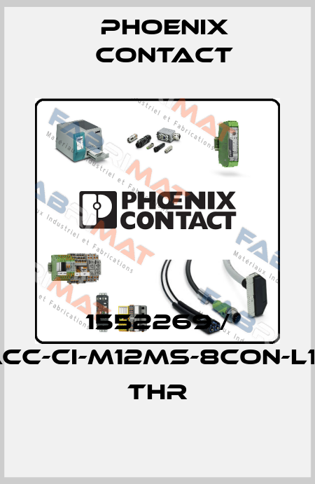 1552269 / SACC-CI-M12MS-8CON-L180 THR Phoenix Contact