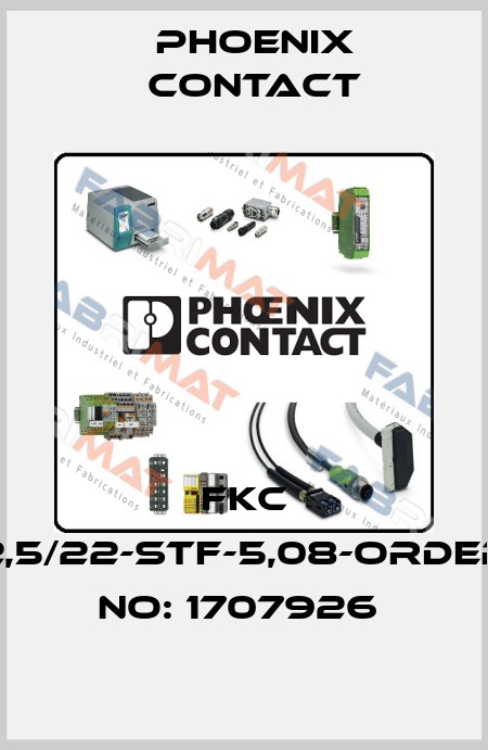 FKC 2,5/22-STF-5,08-ORDER NO: 1707926  Phoenix Contact