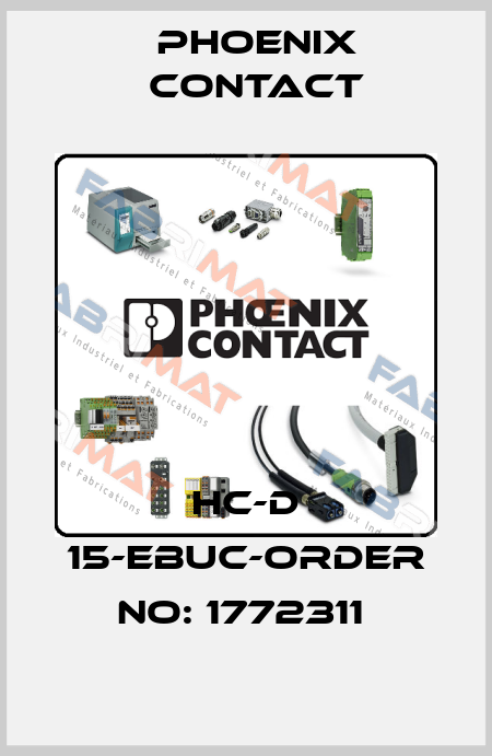 HC-D 15-EBUC-ORDER NO: 1772311  Phoenix Contact