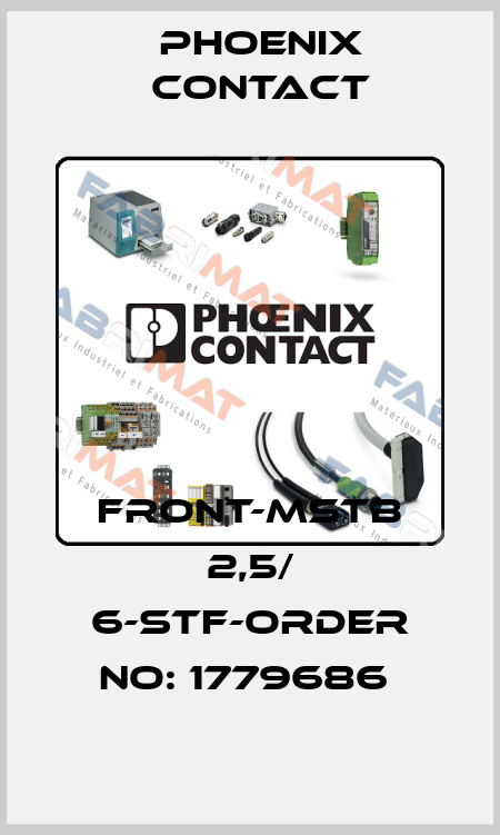 FRONT-MSTB 2,5/ 6-STF-ORDER NO: 1779686  Phoenix Contact