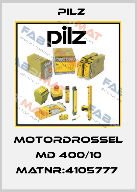 Motordrossel MD 400/10 MatNr:4105777  Pilz