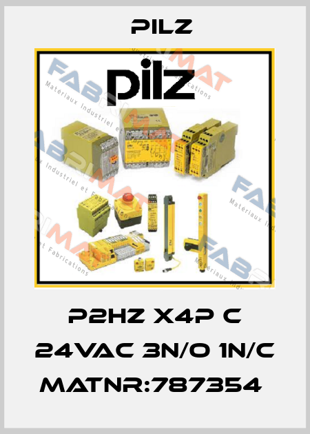 P2HZ X4P C 24VAC 3n/o 1n/c MatNr:787354  Pilz
