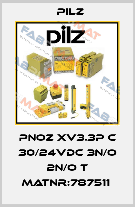 PNOZ XV3.3P C 30/24VDC 3n/o 2n/o t MatNr:787511  Pilz