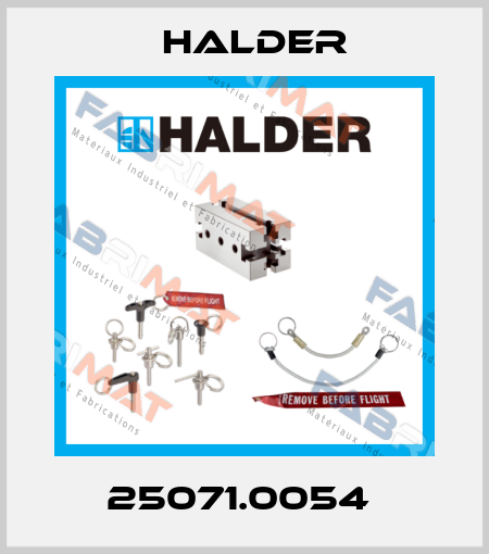 25071.0054  Halder