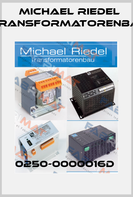 0250-0000016D  Michael Riedel Transformatorenbau