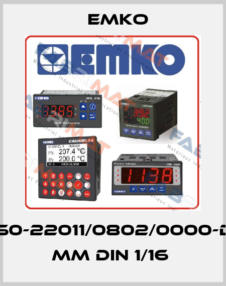 ESM-4450-22011/0802/0000-D:48x48 mm DIN 1/16  EMKO