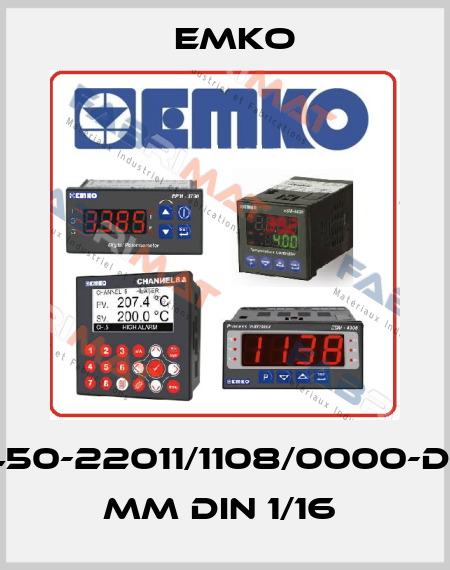 ESM-4450-22011/1108/0000-D:48x48 mm DIN 1/16  EMKO