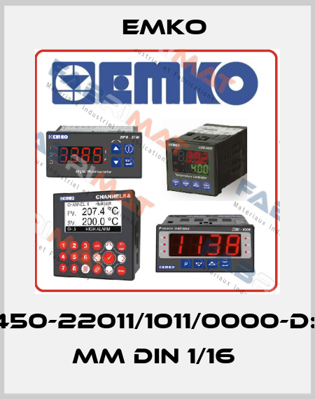 ESM-4450-22011/1011/0000-D:48x48 mm DIN 1/16  EMKO