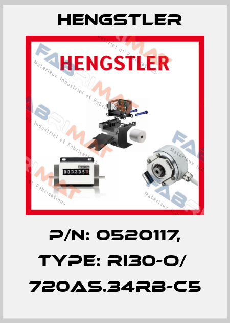 p/n: 0520117, Type: RI30-O/  720AS.34RB-C5 Hengstler