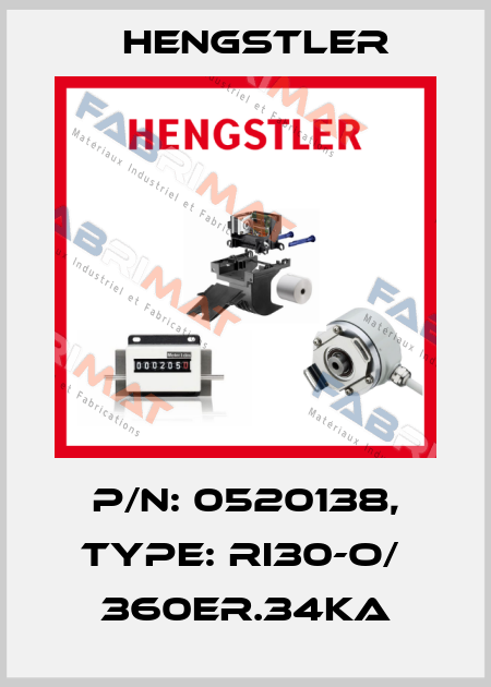 p/n: 0520138, Type: RI30-O/  360ER.34KA Hengstler