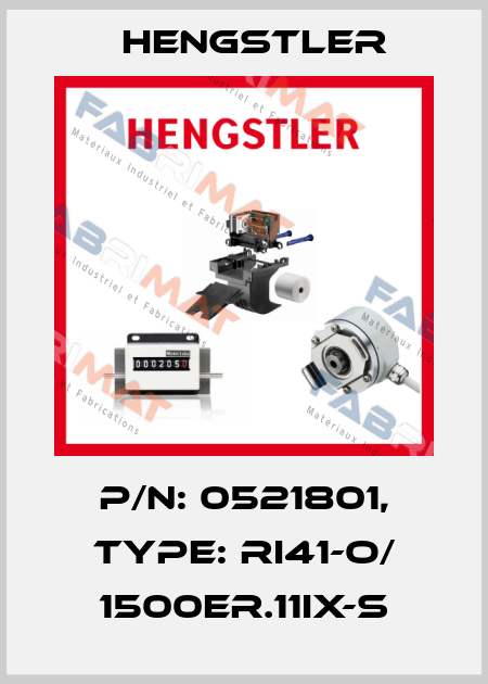 p/n: 0521801, Type: RI41-O/ 1500ER.11IX-S Hengstler