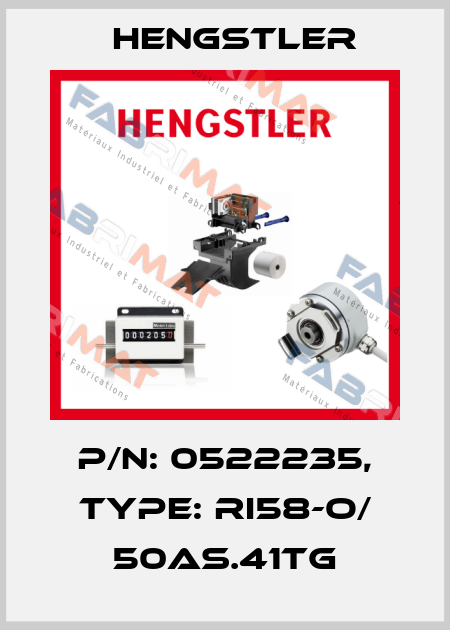 p/n: 0522235, Type: RI58-O/ 50AS.41TG Hengstler