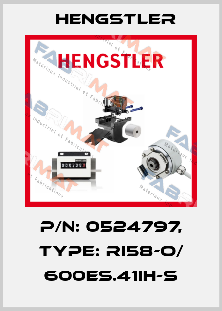 p/n: 0524797, Type: RI58-O/ 600ES.41IH-S Hengstler