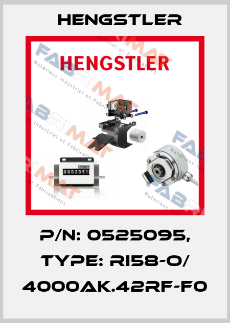 p/n: 0525095, Type: RI58-O/ 4000AK.42RF-F0 Hengstler