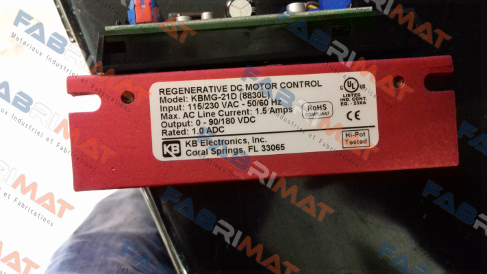 KBMG-21D (8830) KB Electronics