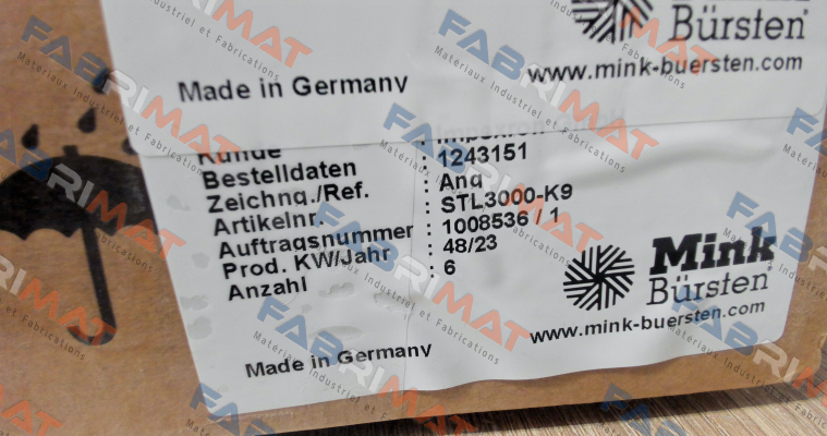 STL3000-K9 Mink Bürsten
