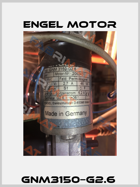 GNM3150−G2.6  Engel Motor