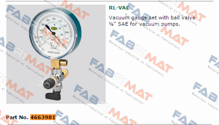 4663981 / RL-VAC Refco