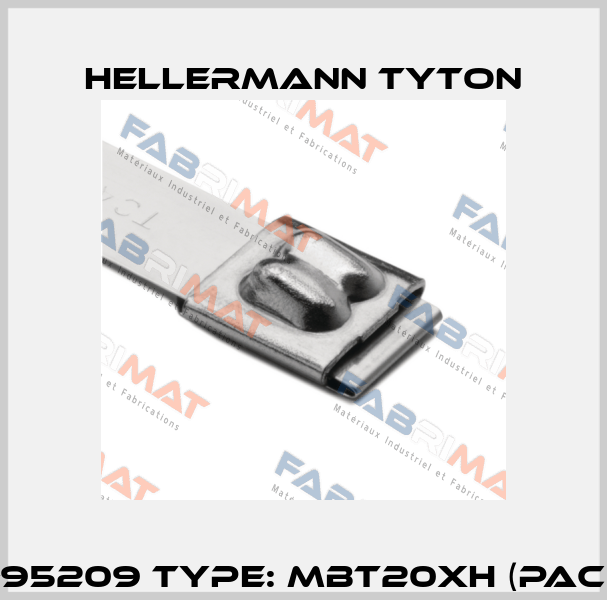 P/N: 111-95209 Type: MBT20XH (pack 1x50) Hellermann Tyton