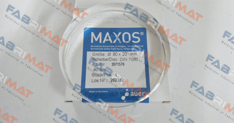 DIN 7080 - 80x20mm Maxos