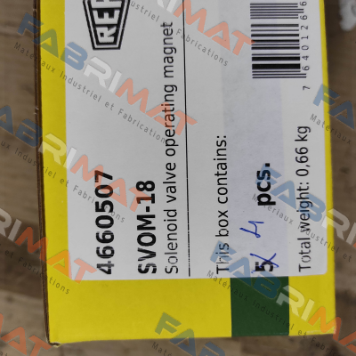 4660507 / SVOM-18 Refco