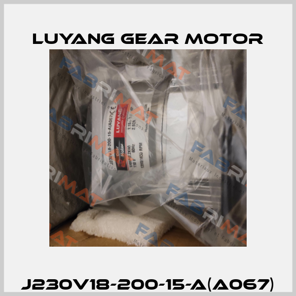 J230V18-200-15-A(A067) Luyang Gear Motor