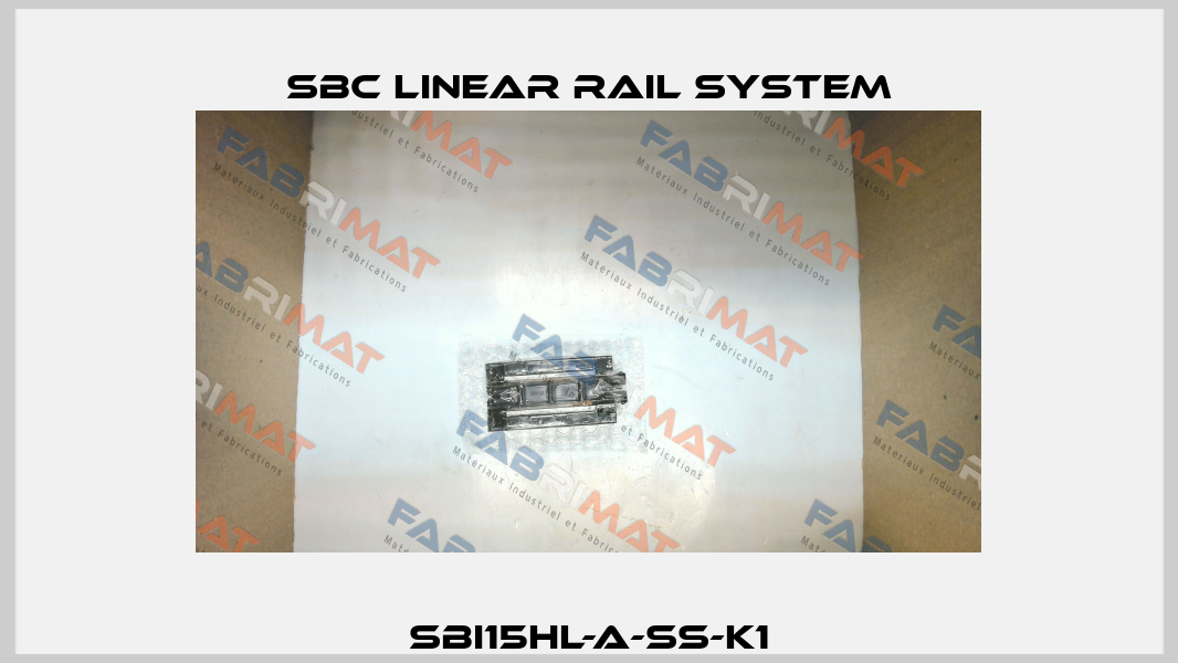 SBI15HL-A-SS-K1 SBC Linear Rail System