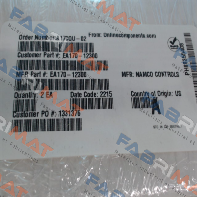 EA170-12300 NAMCO CONTROLS