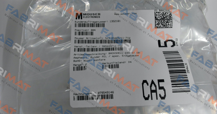 M85049/11-71W Amphenol