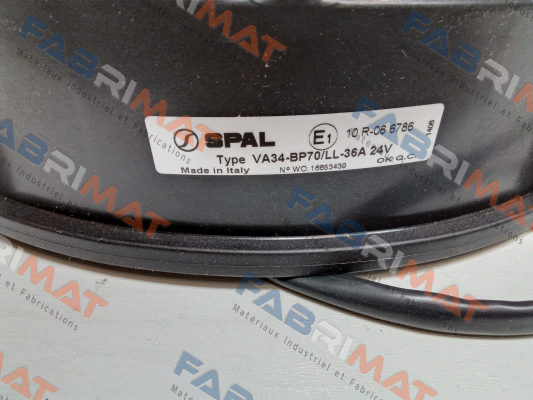 3010.2554 / VA34-BP70/LL-36A SPAL