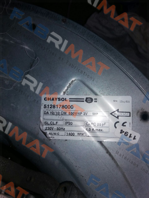 V 710063 DA 10/10 550 Chaysol