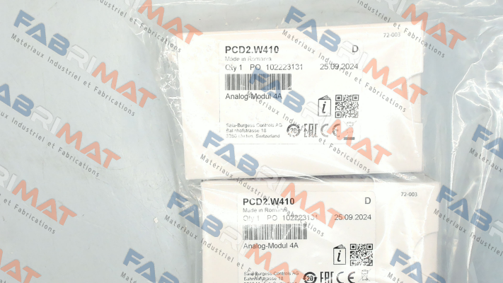 PCD2.W410 PN 9600470 Saia-Burgess