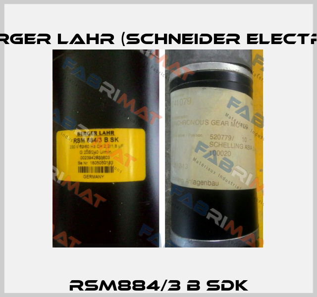 RSM884/3 B SDK Berger Lahr (Schneider Electric)