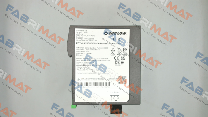 EFIT 40A/230V/0V5/SCA/FRA/SELF/XX/FUSE/-/ Eurotherm