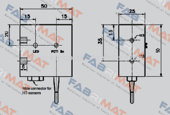 P/N: 550500 Type: ISA-10-BB-S-50x50x25-PA-Z02/Y22-1 Rechner