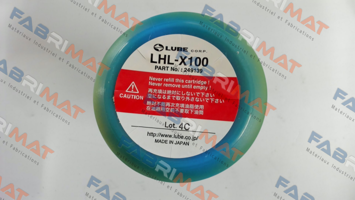 P/N:249139; Type: LHL-X100-2 Lube