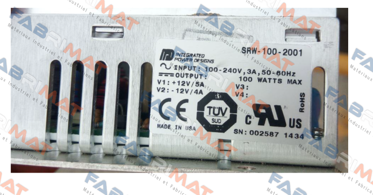 SRW-100-2001  INTEGRATED POWER DESIGNES