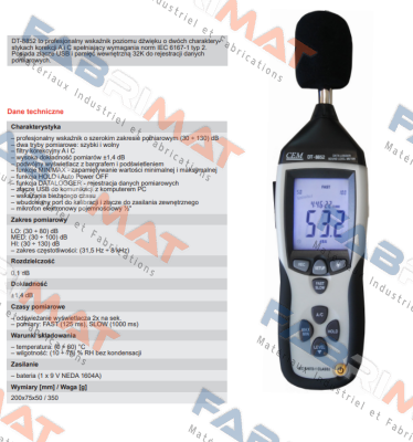 DT 8852 Cem