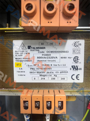 OCM0500809553 Italweber Elettra