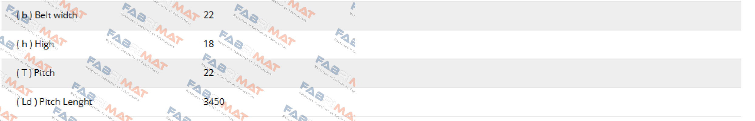 SPC 3450 / 4-00047047 Megadyne