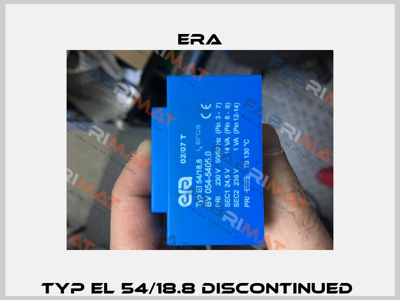 Typ El 54/18.8 discontinued  Era