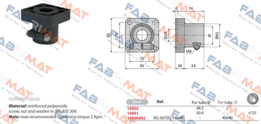 14050 (VG-3070-R150) System Plast