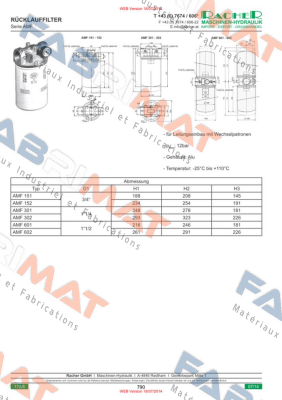 CA 151 CV (4703-1151)  Sofima Filtri