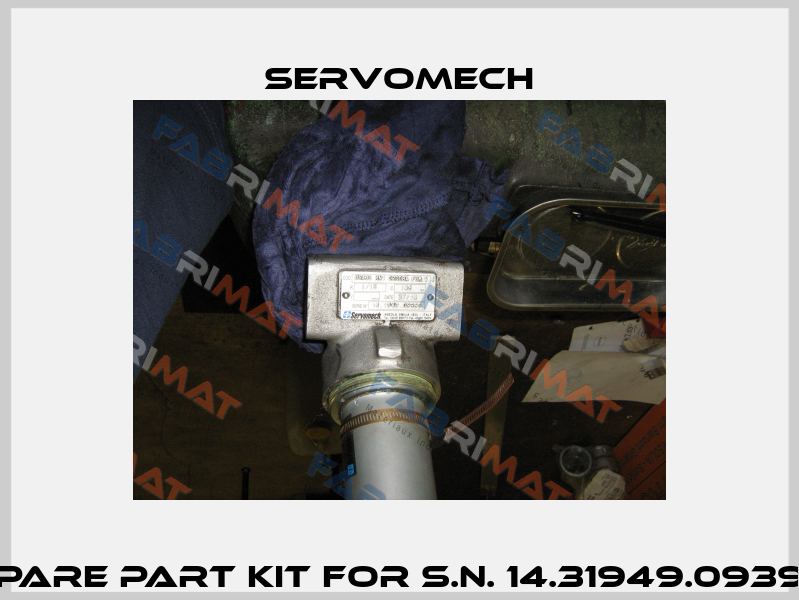 spare part kit for S.N. 14.31949.09399 Servomech