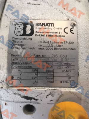 V2-KR Var.0102 Baratti