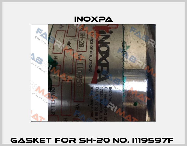 Gasket For SH-20 No. I119597F  Inoxpa