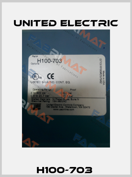 H100-703  United Electric